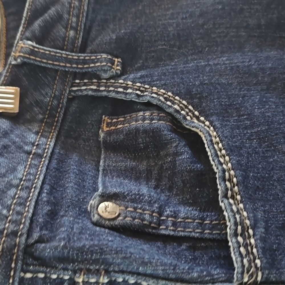 Just My Size Blue Ankle Cropped Jeans - Picture 3 of 6